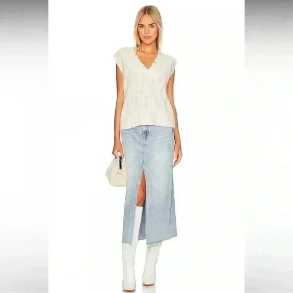 Pistola Alice High Rise Midi Skirt In Brooklyn - Picture 4 of 4